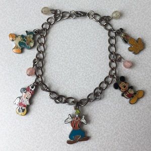 Disney Charm Bracelet Mickey Mouse Minnie